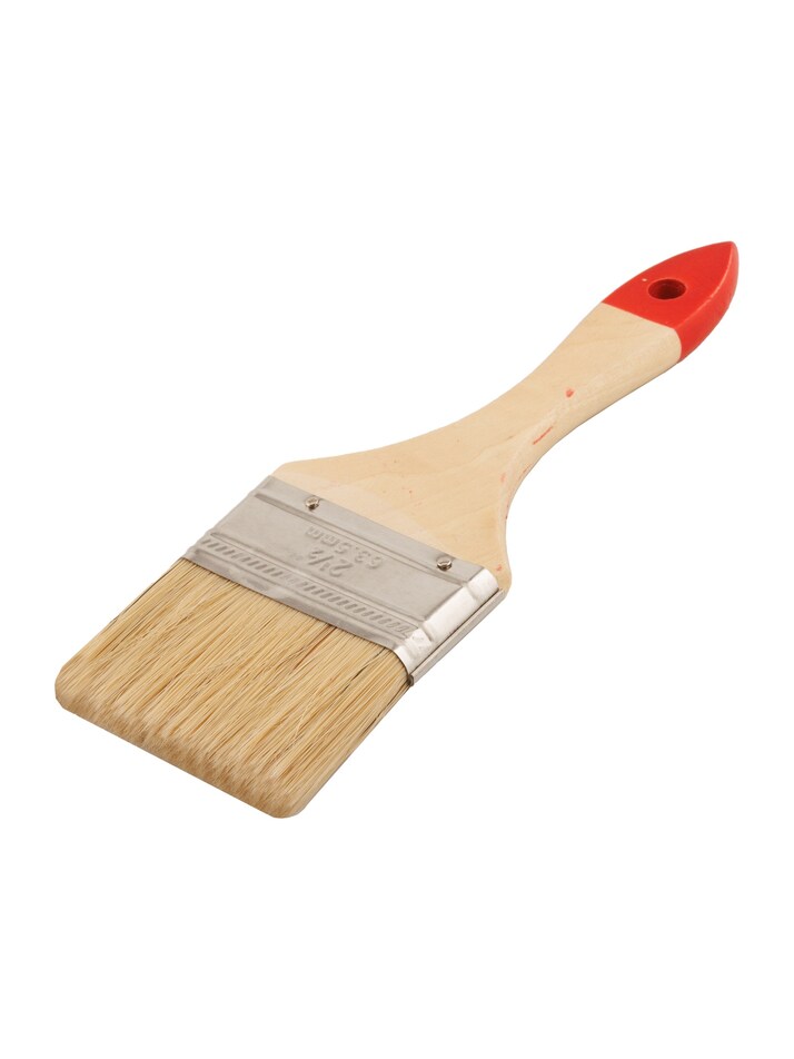 Кисть плоская СТАНДАРТ, натуральный ворс, 2,5/63мм