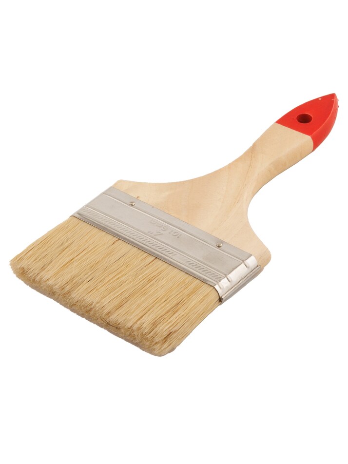 Кисть плоская СТАНДАРТ, натуральный ворс, 4/100мм